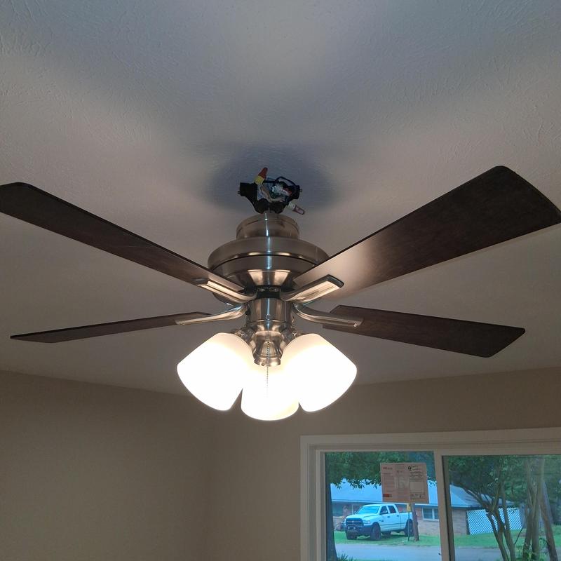 Replaced a non-functional ceiling fan and installed plugs, switches, covers in Pearl, MS