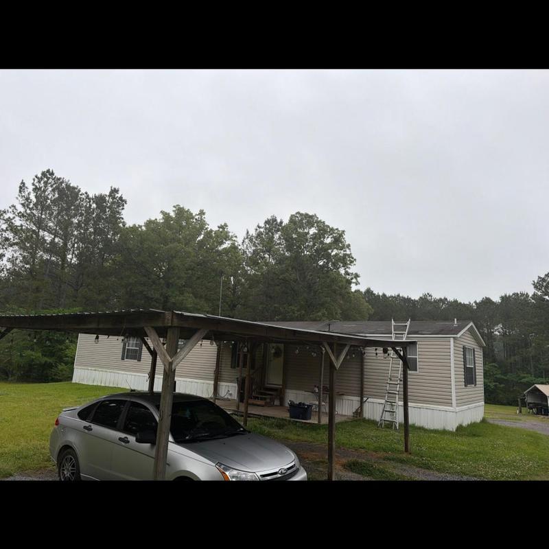 Inspected a roof for storm damage in Jackson, MS