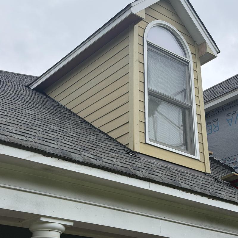 Installs new siding on dormers at residential homes in Brandon, MS