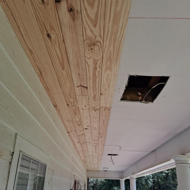Installs tongue and groove ceilings improving interior aesthetics in Magee, MS