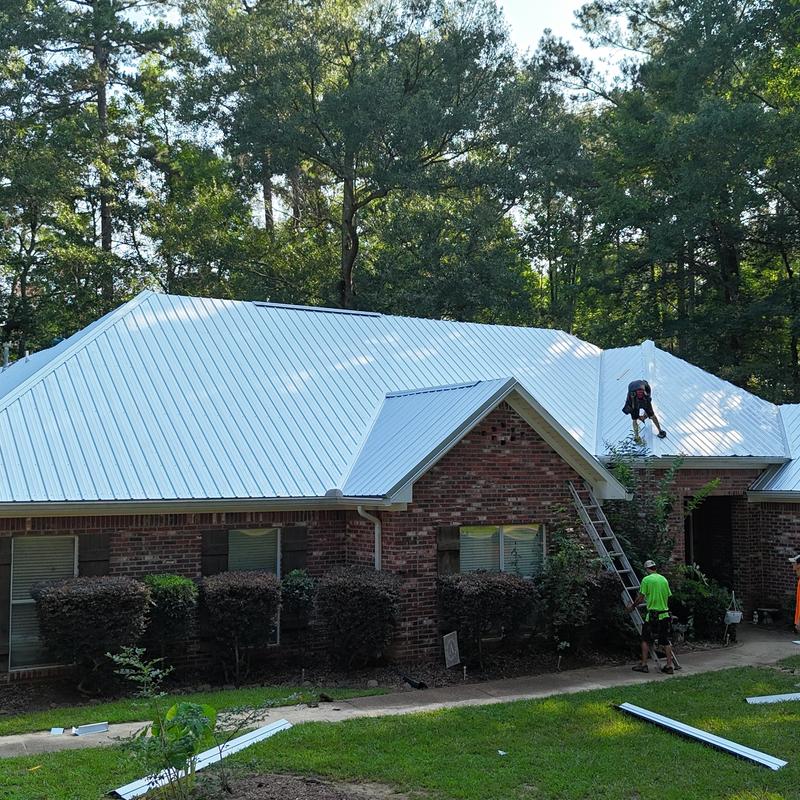 Metal Roof Install in Jackson, MS